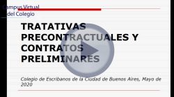 Tratativas precontractuales y contratos preliminares (NO ACREDITA PUNTOS)