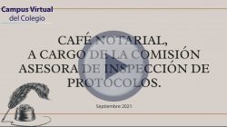 Café Notarial – CAIP (NO ACREDITA PUNTOS)