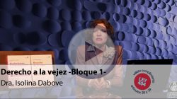 Derecho a la vejez -Bloque 1- (VÁLIDO PARA PUNTOS ARTS. 38 Y 39 DE LA LEY 404)