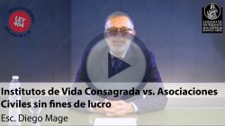 Institutos de Vida Consagrada vs. Asociaciones Civiles sin fines de lucro (VÁLIDO PARA PUNTOS ARTS. 38 Y 39 DE LA LEY 404)