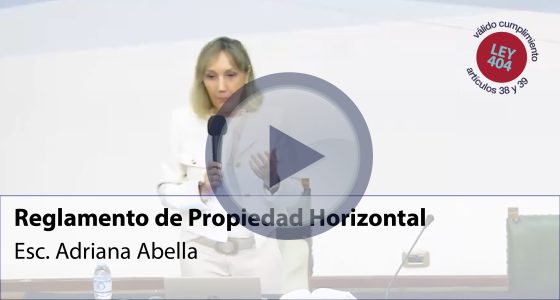 Reglamento de Propiedad Horizontal (VÁLIDO PARA PUNTOS ARTS. 38 Y 39 DE LA LEY 404)