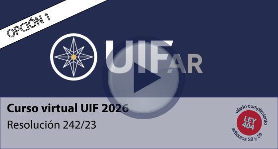 Curso virtual UIF 2026 – Nº 1