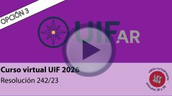 Curso virtual UIF 2026 – Nº 3